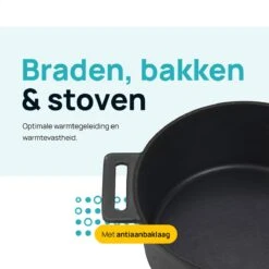 MOA Gietijzeren Braadpan - Inhoud 7,1 Liter - 29CM - Rond - Alle Warmtebronnen - Ook Voor Inductie - Gewicht 7,6 Kg - Zwart - MC29B 12 MOA Gietijzeren Braadpan - Inhoud 7,1 Liter - 29CM - Rond - Alle Warmtebronnen - Ook Voor Inductie - Gewicht 7,6 Kg - Zwart - MC29B -Babyproducten 1200x1200 591