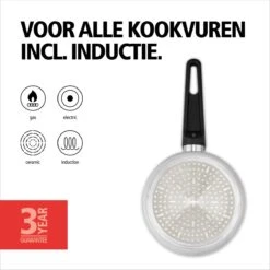 BRABANTIA INDU+ Steelpan Met Deksel - Keramische Antiaanbaklaag - Ø 16 Cm - Inductie - Pfas Vrij -Babyproducten 1200x1200 600