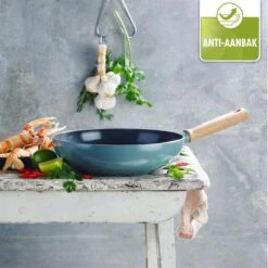 GreenPan Mayflower Wok - Ø 28 Cm - Keramisch - Inductie -Babyproducten 1200x1200 63