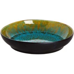 Palmer Serviesset Lotus Stoneware 6-persoons 24-delig Zwart Turquoise -Babyproducten 1200x1200 657