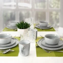 Excellent Serviesset - Servies - 16 Stuks - Aardewerk - Grijs -Babyproducten 1200x1200 686