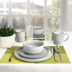 Excellent Serviesset - Servies - 16 Stuks - Aardewerk - Grijs -Babyproducten 1200x1200 687