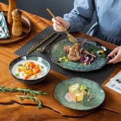 Serviesset 8 Personen - 24 Delig - Handgemaakt Keramiek - Vancasso Groen 8 Serviesset 8 Personen - 24 Delig - Handgemaakt Keramiek - Vancasso Groen -Babyproducten 1200x1200 710