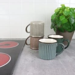 OTIX Koffiekopjes - Met Oor - Set Van 4 - Aardewerk - 250 Ml -Babyproducten 1200x1200 720