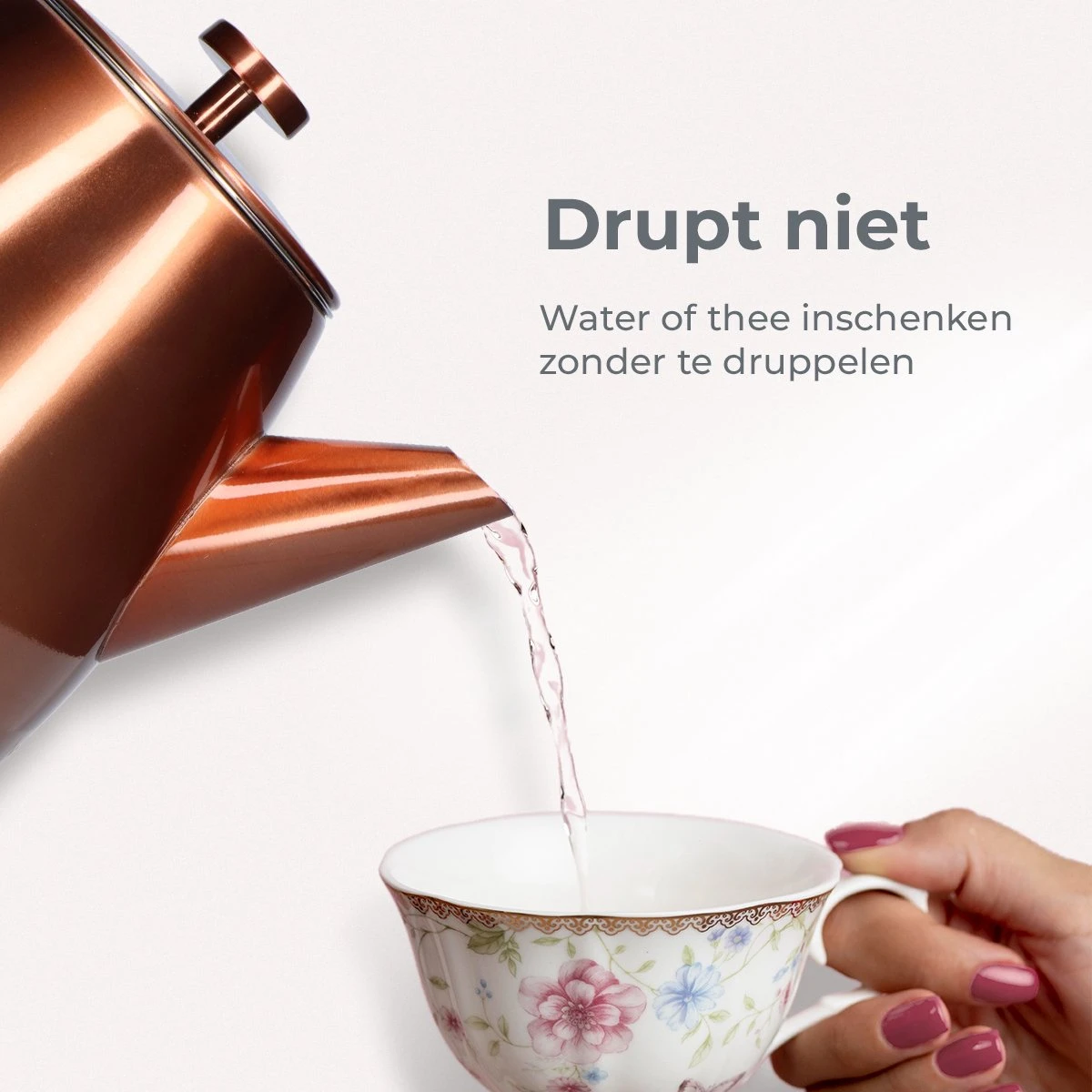 Vaja® Theepot Juliette Rosé Dubbelwandig 5 Vaja® Theepot Juliette Rosé Dubbelwandig - Afbeelding 5