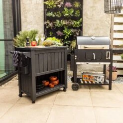 BluMill BBQ Tafel - Inclusief Koelvak 80 Liter - Op Wieltjes - Met Flessenopener - 102 X 46 X 86,5 Cm -Babyproducten 1200x1200 791