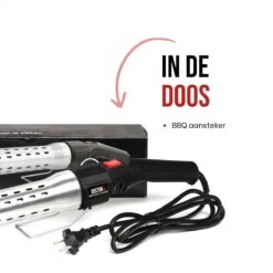 DistinQ BBQ Lighter Aansteker - Elektrische Barbecue Looftlighter Houtskool Starter Voor Barbecue, Grill En Open Haard - 2000 Watt -Babyproducten 1200x1200 800
