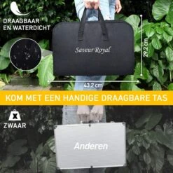 Saveur Royal® 35-delige Barbecue Gereedschapset In Roestvrij Staal - BBQ Grill Set Met Draagtas - Barbecuegerei-sets - Barbecue Accessoires Gereedschap - 35-delig -Babyproducten 1200x1200 829