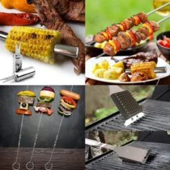Saveur Royal® 35-delige Barbecue Gereedschapset In Roestvrij Staal - BBQ Grill Set Met Draagtas - Barbecuegerei-sets - Barbecue Accessoires Gereedschap - 35-delig -Babyproducten 1200x1200 830