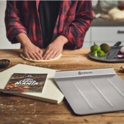 Burnhard Pizzasteen 38 X 30 X 1,5 Cm + Pizzaschep 20 Burnhard Pizzasteen 38 X 30 X 1,5 Cm + Pizzaschep -Babyproducten 1200x1200 851