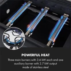 Klarstein Kingsville Double Barbecue - Houtskool- En Gasbarbecue - Smoker BBQ - Inclusief Deksels En Thermometer - Met 2 Roosters - Zwart 20 Klarstein Kingsville Double Barbecue - Houtskool- En Gasbarbecue - Smoker BBQ - Inclusief Deksels En Thermometer - Met 2 Roosters - Zwart -Babyproducten 1200x1200 928