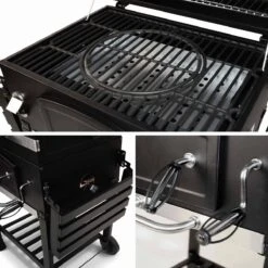 Alice's Garden Houtskool BBQ Bernard - Smoker - Verstelbare Houtskoolbak - Zwart -Babyproducten 1200x1200 990