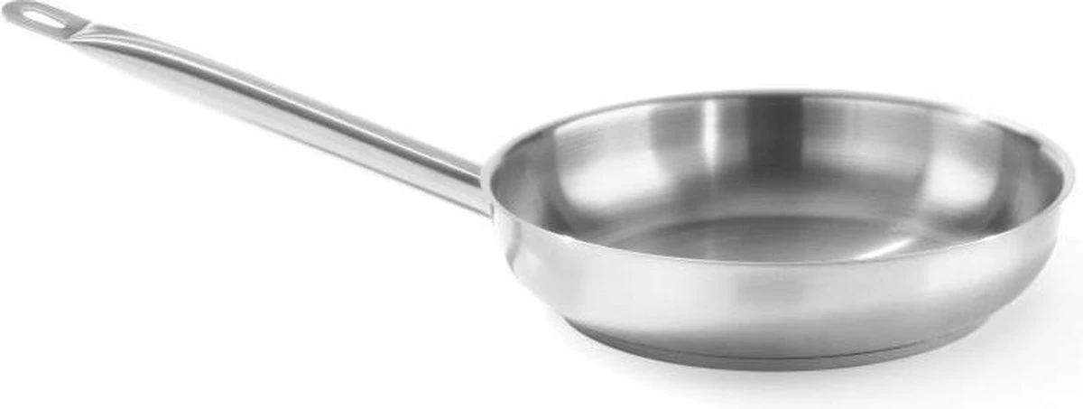 Hendi Koekenpan 24cm - Kitchen Line - RVS - Professionele Koekenpan Inductie - 1,9 Liter - Ø24x(H)4,5cm 2 Hendi Koekenpan 24cm - Kitchen Line - RVS - Professionele Koekenpan Inductie - 1,9 Liter - Ø24x(H)4,5cm - Afbeelding 2