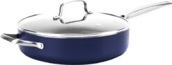 Blue Diamond – Sauteerpan Inclusief Deksel – Hapjespan – 28 Cm - Coating Met Diamant - Blauw -Babyproducten 1200x455
