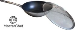 MasterChef / Jumbo - Wokpan - Met Glazen Deksel - 28 Cm - Inductie -Babyproducten 1200x489 1