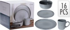 Excellent Serviesset - Servies - 16 Stuks - Aardewerk - Grijs -Babyproducten 1200x516 1