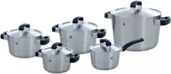 BK Conical Cool Glas Pannenset - 5-delig - Glazen Deksels - Geschikt Voor Alle Warmtebronnen -Babyproducten 1200x518