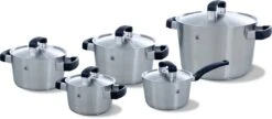 BK Conical Cool Pannenset - 5-delig - RVS - Geschikt Voor Alle Warmtebronnen 39 BK Conical Cool Pannenset - 5-delig - RVS - Geschikt Voor Alle Warmtebronnen -Babyproducten 1200x525