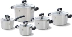 BK Conical Cool Glas Pannenset - 5-delig - Glazen Deksels - Geschikt Voor Alle Warmtebronnen -Babyproducten 1200x620 3