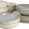 Palmer Serviesset Light Blue Sea Stoneware 6-persoons 24-delig Blauw