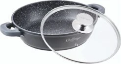 Cheffinger 28cm Lage Kookpot / Braadpan - CF-SC28 8 Cheffinger 28cm Lage Kookpot / Braadpan - CF-SC28 -Babyproducten 1200x637