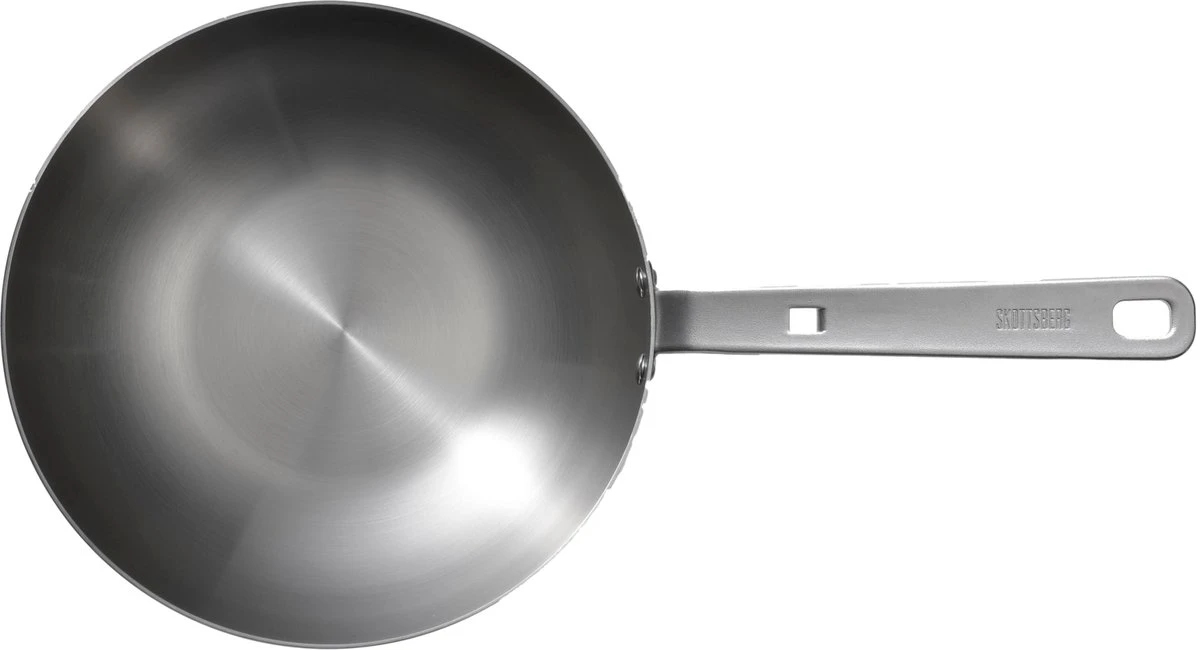 Skottsberg Wok Stainless Steel 28 Cm Roestvrijstaal 4 Skottsberg Wok Stainless Steel 28 Cm Roestvrijstaal - Afbeelding 4