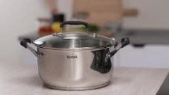 Tefal Cook & Cool E493S6 - Set 3-delig (kookpan 20/24 + Steelpan 16) -Babyproducten 1200x674 16