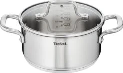 Tefal Virtuoso Pannenset 5 Delig - Hoge Kookpan Ø 22 Cm + Steelpan Ø 16 Cm + Kookpannen Ø 18/20/24 Cm -Babyproducten 1200x721 2