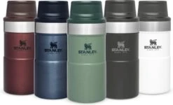 Stanley The Trigger-Action Travel Mug 0,25L - Thermosfles - Hammertone Green -Babyproducten 1200x729 4