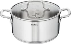 Tefal Virtuoso Pannenset 5 Delig - Hoge Kookpan Ø 22 Cm + Steelpan Ø 16 Cm + Kookpannen Ø 18/20/24 Cm -Babyproducten 1200x749 1