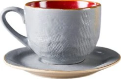 Vivi Oggi - Koffiekopjes Set Van 6 - Ø 9cm - Cappuccino - Kop En Schotel - 150 Ml - Italië -Babyproducten 1200x780 2