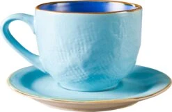 Vivi Oggi - Koffiekopjes Set Van 6 - Ø 9cm - Cappuccino - Kop En Schotel - 150 Ml - Italië -Babyproducten 1200x782 2