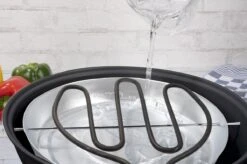 Alpina Elektrische BBQ - Tafel-Barbecue - Geen Rook - Binnen Barbecueën - 1250W - Ø 30 Cm - Zwart -Babyproducten 1200x798 5