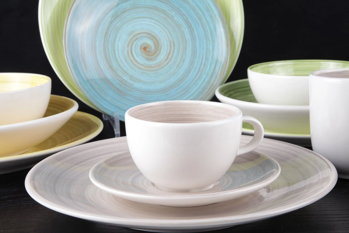 Cosy&Trendy Serviesset 24-delig Turbolino Blauw 3 Cosy&Trendy Serviesset 24-delig Turbolino Blauw - Afbeelding 3