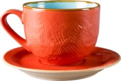 Vivi Oggi - Koffiekopjes Set Van 6 - Ø 9cm - Cappuccino - Kop En Schotel - 150 Ml - Italië -Babyproducten 1200x805 5