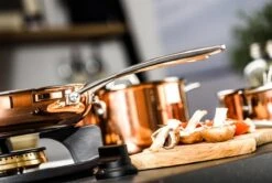 Koekenpan Ø26cm Met Deksel - Inductie - Koper - DUCQ 13 Koekenpan Ø26cm Met Deksel - Inductie - Koper - DUCQ -Babyproducten 1200x807