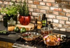 Koekenpan Ø26cm Met Deksel - Inductie - Koper - DUCQ 14 Koekenpan Ø26cm Met Deksel - Inductie - Koper - DUCQ -Babyproducten 1200x832 1