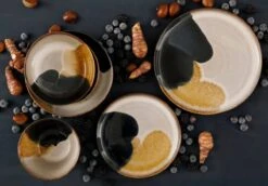 Palmer Serviesset Aquarel Stoneware 6-persoons 24-delig Beige Blauw -Babyproducten 1200x838 2