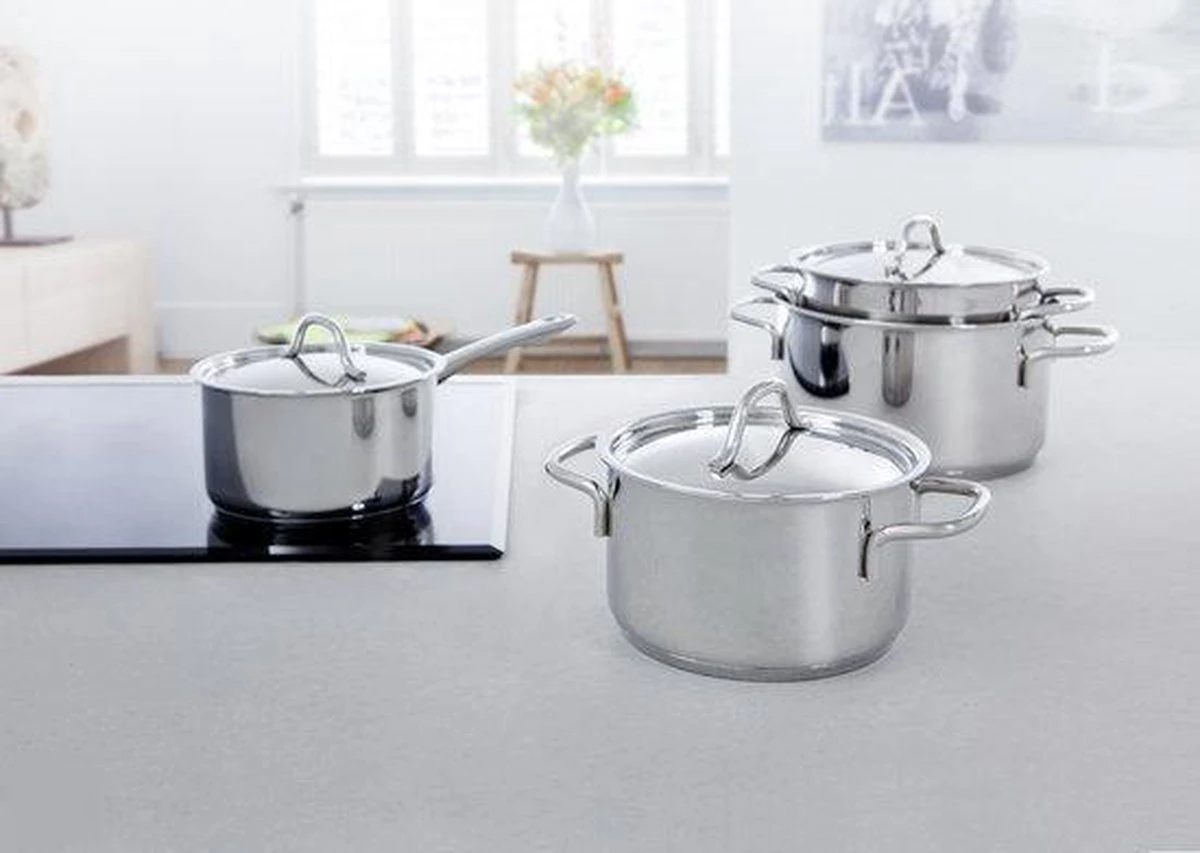 BK Profiline Kookpan Ø 14 Cm - RVS - Inductie 12 BK Profiline Kookpan Ø 14 Cm - RVS - Inductie - Afbeelding 12