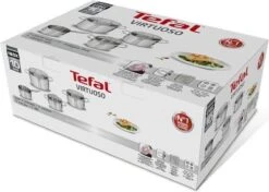 Tefal Virtuoso Pannenset 5 Delig - Hoge Kookpan Ø 22 Cm + Steelpan Ø 16 Cm + Kookpannen Ø 18/20/24 Cm -Babyproducten 1200x857 1