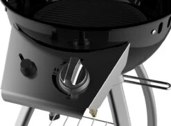 Accente Outdoor Gas BBQ - ø 45 Cm- Inclusief Grillplaat & Gasslang - Zwart -Babyproducten 1200x883 2