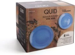 Quid | 18-delige Bordenset | Aardenwerk Bordenset | Vita Azul | Blauw 11 Quid | 18-delige Bordenset | Aardenwerk Bordenset | Vita Azul | Blauw -Babyproducten 1200x884 1