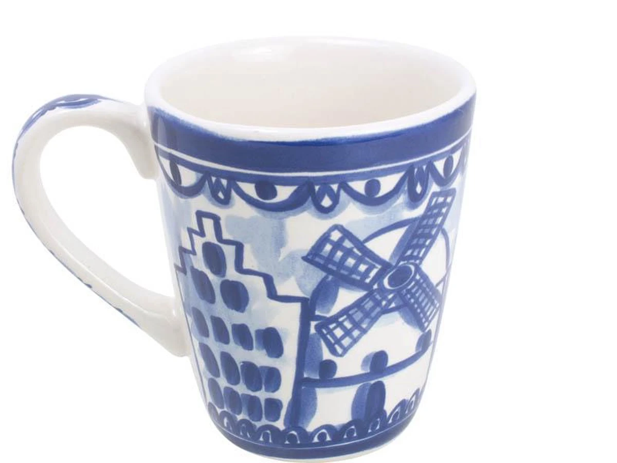 Blond Amsterdam Delfts Blond Mok - Molen - Aardewerk 3 Blond Amsterdam Delfts Blond Mok - Molen - Aardewerk - Afbeelding 3