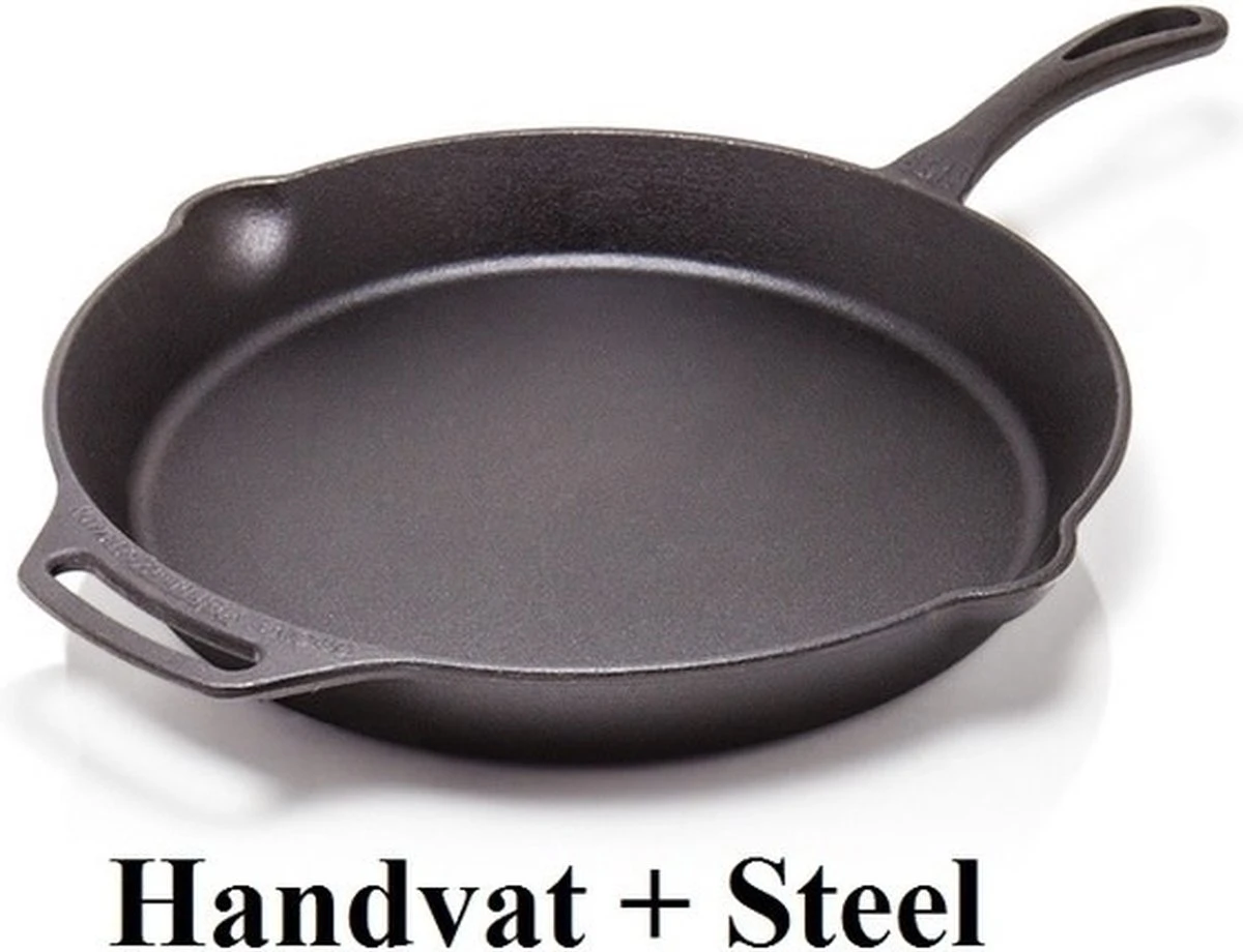 Petromax Skillet - Gietijzer - Koekenpan Met Steel En Handgreep - ø35cm Fp35t 10 Petromax Skillet - Gietijzer - Koekenpan Met Steel En Handgreep - ø35cm Fp35t - Afbeelding 10