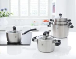 BK Conical Cool Glas Pannenset - 5-delig - Glazen Deksels - Geschikt Voor Alle Warmtebronnen -Babyproducten 1200x928 1