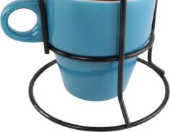 Orange85 Koffiekopjes - Met Houder - Set Van 6 - Gekleurd - 300 Ml - Keramiek -Babyproducten 1200x936