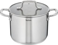 Tefal Virtuoso Pannenset 5 Delig - Hoge Kookpan Ø 22 Cm + Steelpan Ø 16 Cm + Kookpannen Ø 18/20/24 Cm -Babyproducten 1200x938