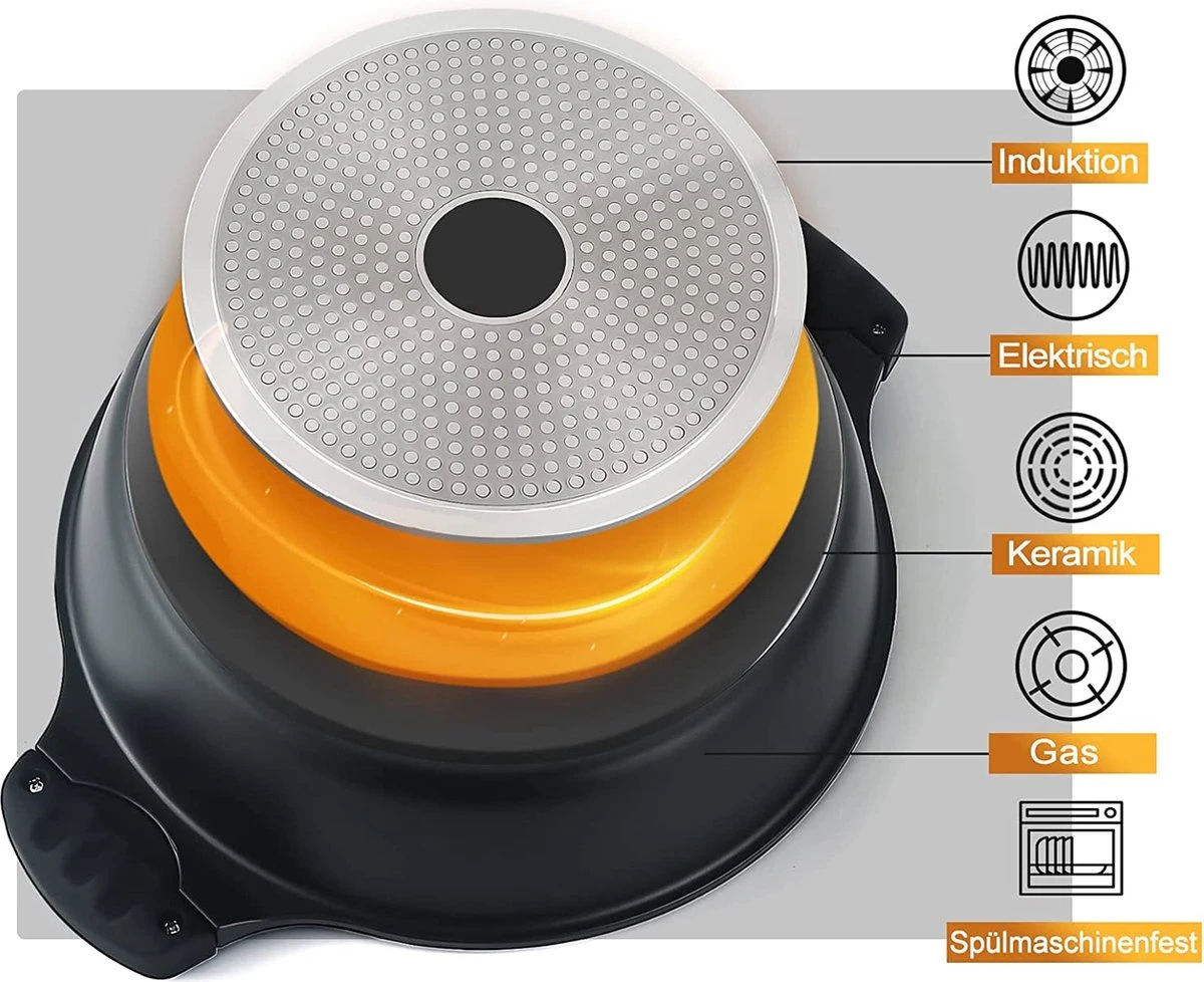 Aluminium Tajine Agadir XL 32 Cm- Geschikt Ook Voor Inductie 2 Aluminium Tajine Agadir XL 32 Cm- Geschikt Ook Voor Inductie - Afbeelding 2