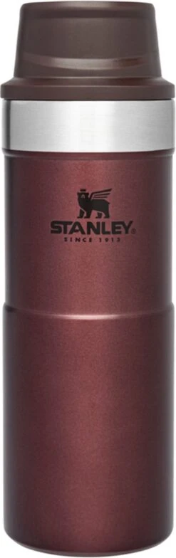 Stanley Trigger-Action Travel Mug 0.35L - Thermosfles - Matt Black -Babyproducten 378x1200 1