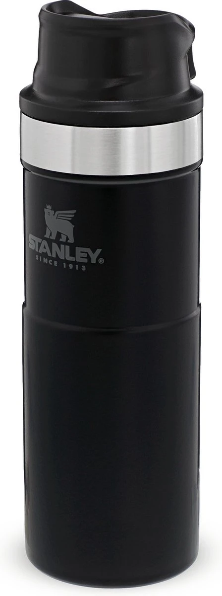 Stanley Trigger-Action Travel Mug 0.47L - Thermosfles - Matt Black 14 Stanley Trigger-Action Travel Mug 0.47L - Thermosfles - Matt Black - Afbeelding 14